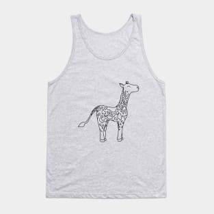 Happy Giraffe Design Tank Top